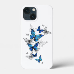 Case-Mate iPhone Case Papillons volants bleus Morpho