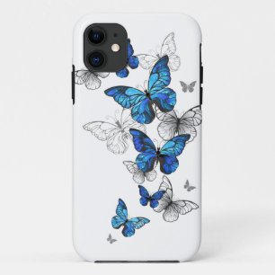 Case-Mate iPhone Case Papillons volants bleus Morpho