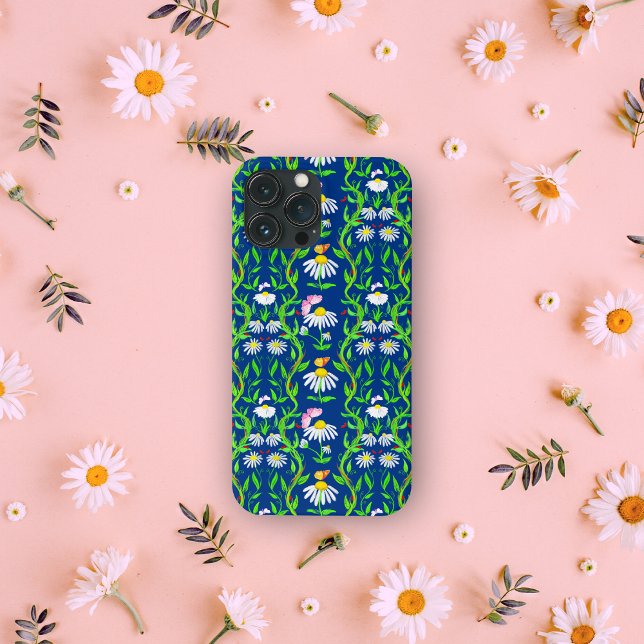 Coques Case-Mate iPhone Pâquerette avec papillons et coccinelle (Créateur téléchargé)