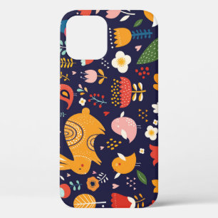 Case-Mate iPhone Case Pâques du printemps : fleurs, collection de lapins