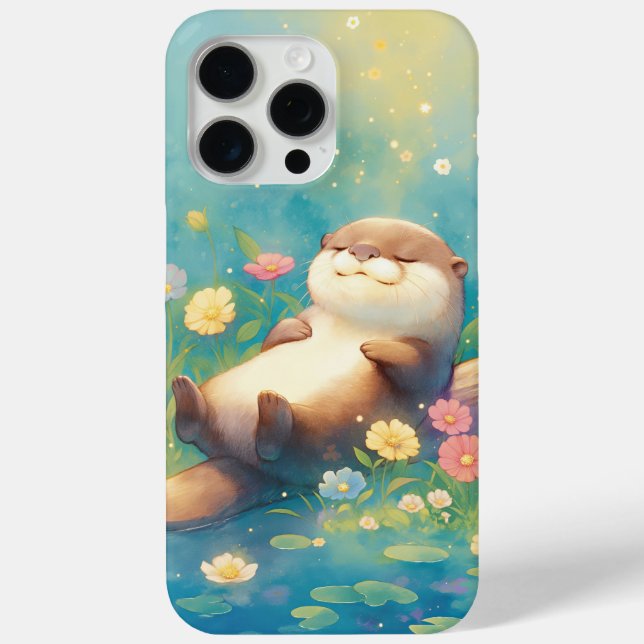 Coques Case-Mate iPhone Paradis de l'étang serein de la loutre (Verso)