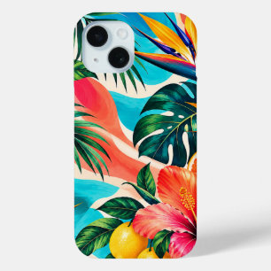 Coque Case-Mate iPhone Paradis de l'Hibiscus Tropical Art Botanique