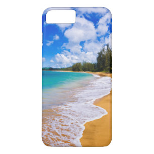 Coque iPhone 8 Plus/7 Plus Paradis de plage tropical, Hawaï