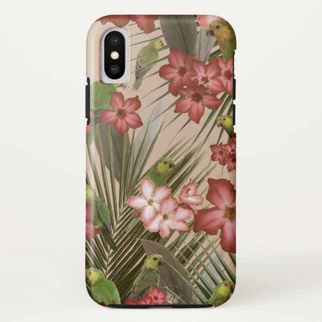 Coques Case-Mate iPhone Paradis des oiseaux exotiques 4 #art #tropical (Dos)