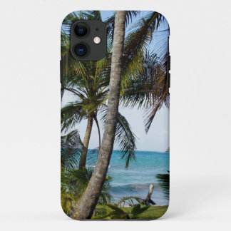 Coque iPhone 11 paradis tropical