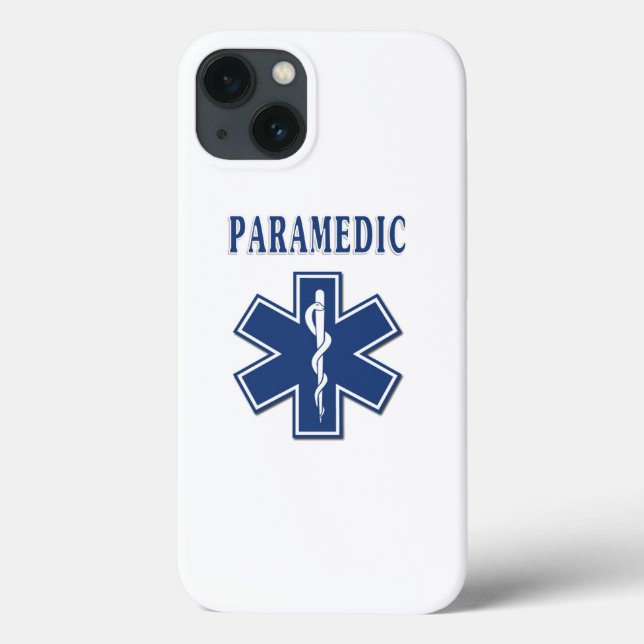 Coques Case-Mate iPhone Paramedic Blue Star of Life (Verso)