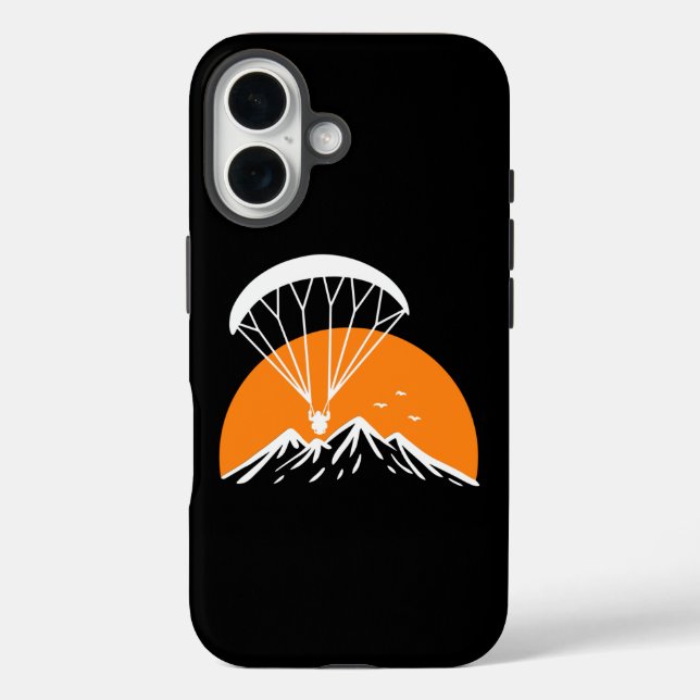 Coques Case-Mate iPhone Paramotoring Rétro Vintage (Verso)