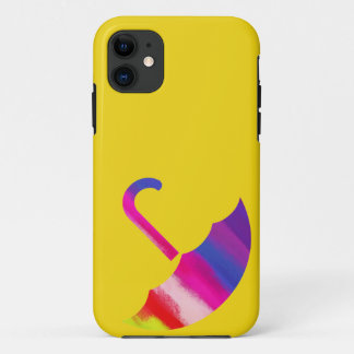 Case-Mate iPhone Case Parapluie coloré sur Arrière - plan Jaune