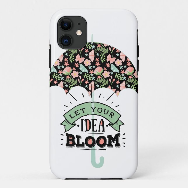 Coques Case-Mate iPhone Parapluie Idée Fleurir (Dos)