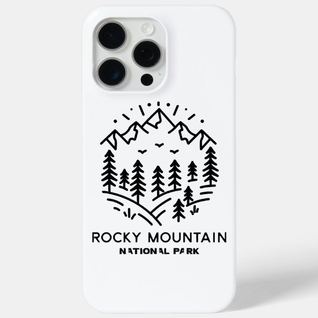 Coques Case-Mate iPhone Parc national de Rocky Mountain (Verso)