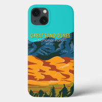 Parc national des Great Sand Dunes Colorado Vintag