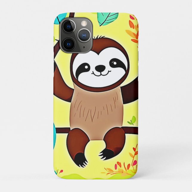 Coques Case-Mate iPhone Parcelle mignonne accrochée à une branche d'arbre (Dos)