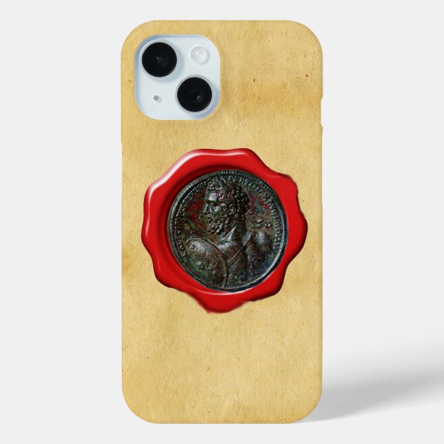 COQUES Case-Mate iPhone PARCHEMIN DE SCEAU ROMAIN ANTIQUE BRONZE MEDALLION (Verso)