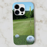 Coque Case-Mate iPhone Parcours de golf Photo Golfer Fairway Balle monogr<br><div class="desc">Téléchargez votre fairway favori ou toute photo de golf pour remplacer celui montré. Ajoutez votre initiale aux balles de golf et votre numéro de ballon aussi - Je suis allé avec un numéro 1. Amusez-vous bien !</div>