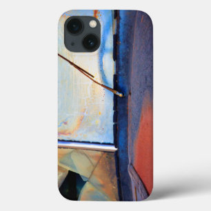 Etui iPhone 13 Pare-brise d'un vieux camion rouillé