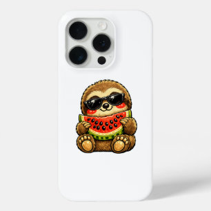 Coque Case-Mate iPhone Paresseux mignon avec pastèque