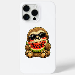 Coque Case-Mate iPhone Paresseux mignon avec pastèque
