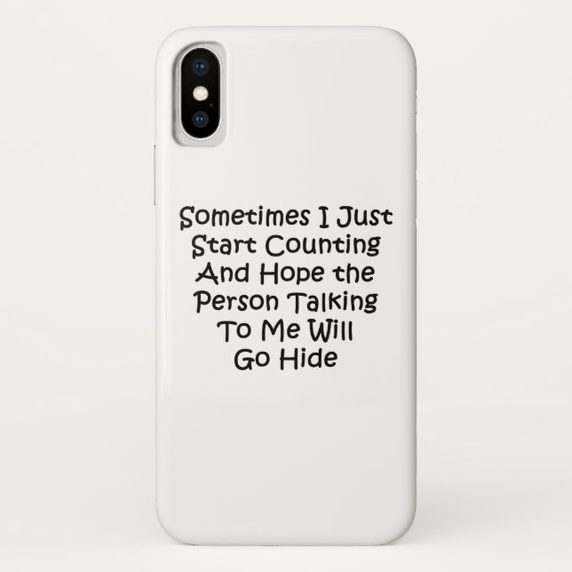 Coques Case-Mate iPhone Parfois, je commence juste à compter (Dos)