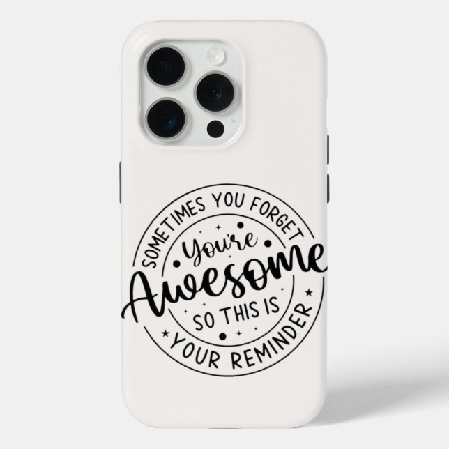 Coques Case-Mate iPhone Parfois Vous Oubliez Votre Super (Verso)