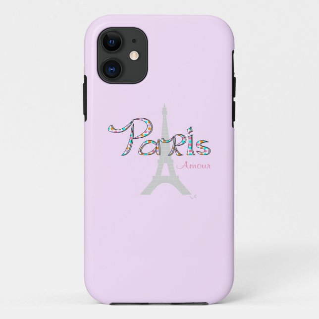 Coques Case-Mate iPhone PARIS Amour avec Tour Eiffel (Dos)