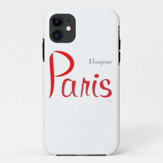 Coques Case-Mate iPhone PARIS Bonjour (Bonjour) (Dos)