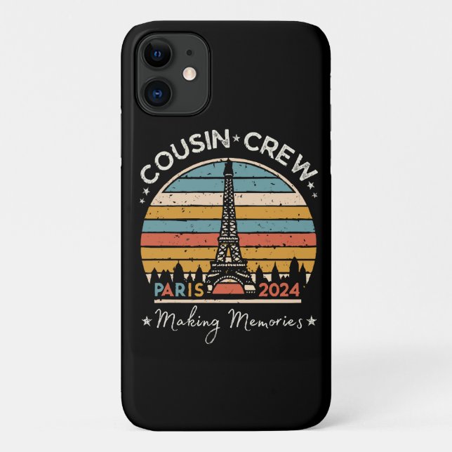 Coques Case-Mate iPhone Paris France Créer des souvenirs 2024 (Dos)
