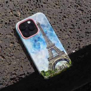 Case-Mate iPhone Case Paris France Tour Eiffel Aquarelle