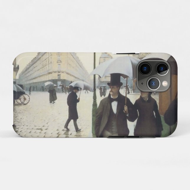 Coques Case-Mate iPhone Paris Street Rainy Day Caillebotte (Dos (Horizontal))