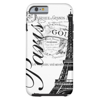 Coque iPhone 6 Tough Paris Vintage & Tour Eiffel