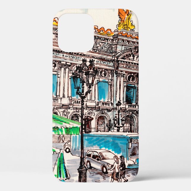 Coques Case-Mate iPhone  Paris vue rue sur le théâtre Café de Wicked (Verso)