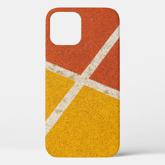 Coques Case-Mate iPhone Parquet jaune et orange (Verso)