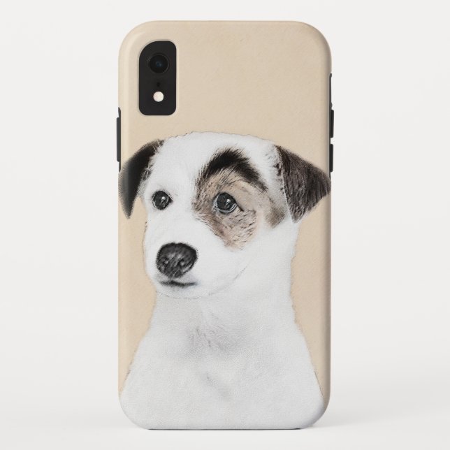 Coques Case-Mate iPhone Parson Jack Russell Terrier Peinture - Chien Art (Dos)