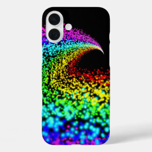 Coque Pour iPhone 16 Plus Particules colorées