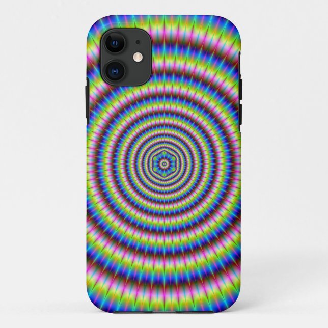 Coques Case-Mate iPhone Particules et vagues avec Motif Floral (Dos)