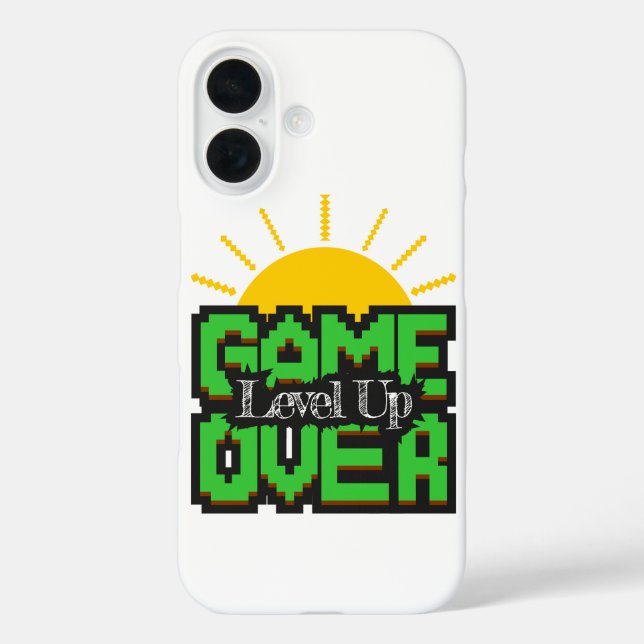 Coques Case-Mate iPhone Partie terminée, Ressuscitez les jeux rétro avec,  (Verso)