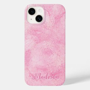 Coque Case-Mate iPhone Parties scintillant Abstraite rose moderne personn