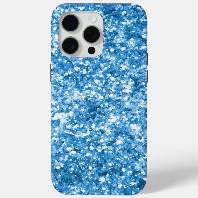 Coques Case-Mate iPhone Parties scintillant Aqua Blue Jewel (Verso)