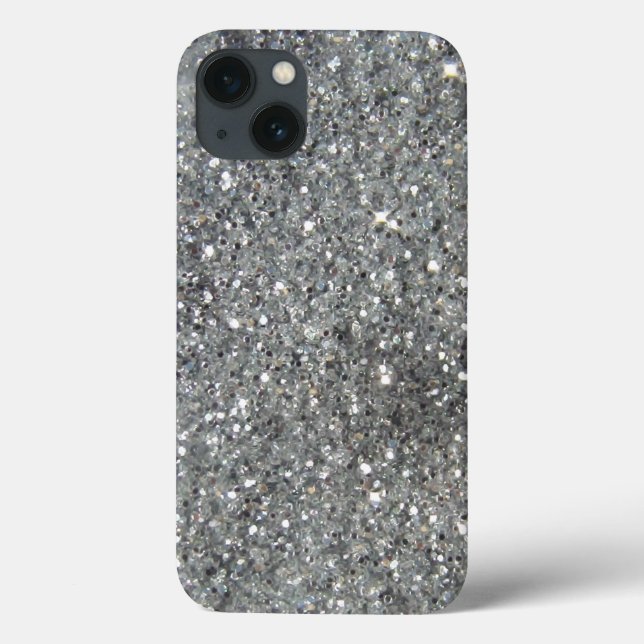 Coques Case-Mate iPhone Parties scintillant argentée stylé (Verso)