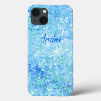 Case-Mate iPhone Case Parties scintillant Bébé Bleu Élégant