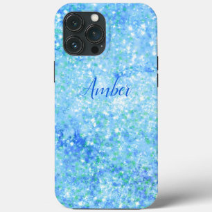 Case-Mate iPhone Case Parties scintillant Bébé Bleu Élégant