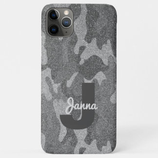 Case-Mate iPhone Case Parties scintillant de camouflage en argent et en 