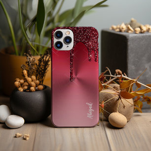 Case-Mate iPhone Case Parties scintillant de séchage rouge étincelante d