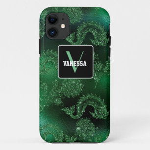 Case-Mate iPhone Case Parties scintillant de sirène verte - Personnalise