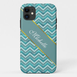 Coque Case-Mate iPhone Parties scintillant d'eau Chevron Motif