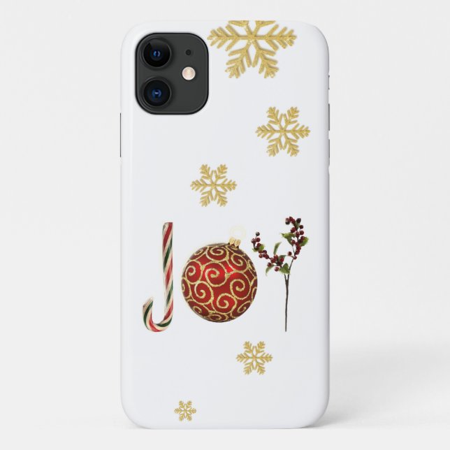 Coques Case-Mate iPhone Parties scintillant d'or moderne flocons de neige  (Dos)