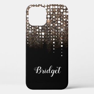 Case-Mate iPhone Case Parties scintillant d'or Pluie goutte d'étincelle