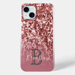 Coque Case-Mate iPhone Parties scintillant d'or Rose pour fille personnal