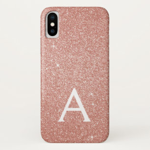 Case-Mate iPhone Case Parties scintillant d'or rose Rose et monogramme é