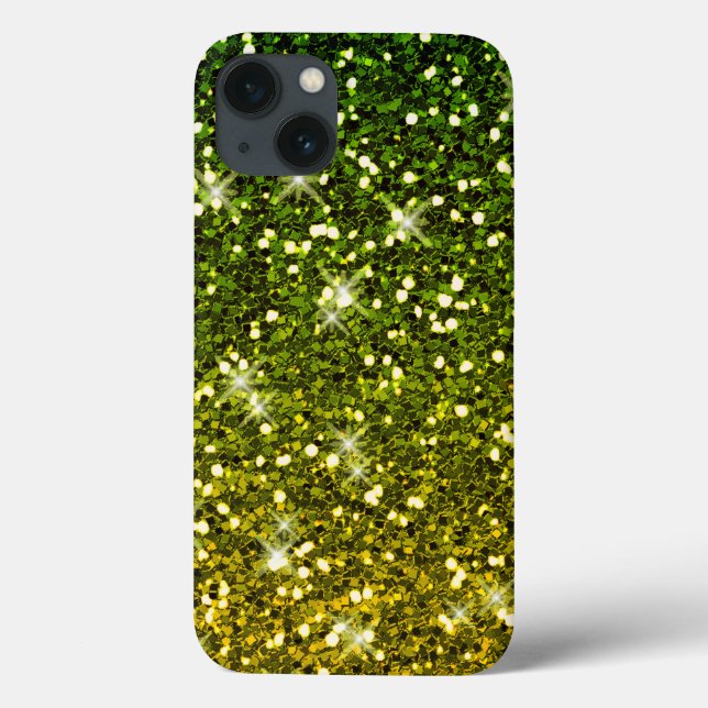 Coques Case-Mate iPhone Parties scintillant dorées foncées chatoyantes (Verso)