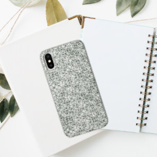 Etui iPhone Case-Mate Parties scintillant en argent Faux